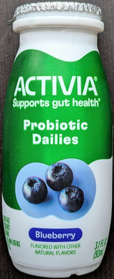 Blueberry Flavor Probiotic Dailies Lowfat Yogurt Drink, Blueberry