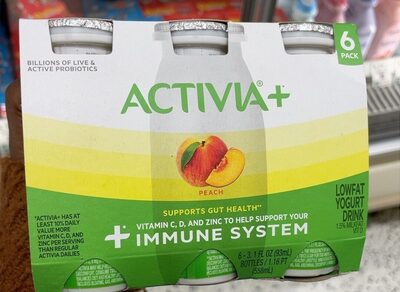 Peach Lowfat Yogurt Drink, Peach