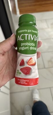 Activia Dannon Probiotic Dailies Strawberry Lowfat Yogurt Drink 7 fl. oz. Plastic Bottles