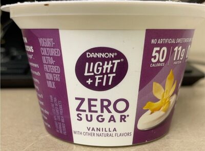 Zero Sugar Vanilla Yogurt, Vanilla