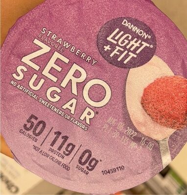 Zero Sugar Strawberry Flavored Yogurt, Strawberry