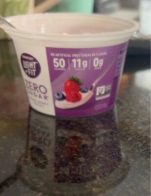 Zero Sugar Mixed Berry Flavored Yogurt, Mixed Berry