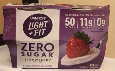 Strawberry Zero Sugar Yogurt, Strawberry