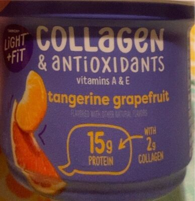 Tangerine Grapefruit Flavored Collagen & Antioxidants Nonfat Yogurt, Tangerine Grapefruit