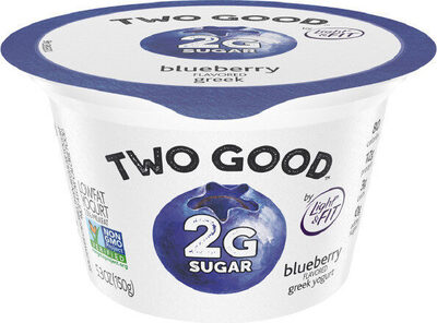 Blueberry Flavored Greek Lowfat Yogurt, Blueberry
