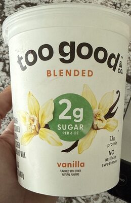 Two Good Vanilla Lowfat Greek Yogurt 32 oz. Tub