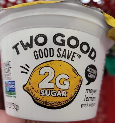 Meyer Lemon Greek Lowfat Yogurt, Meyer Lemon