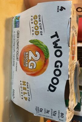 Peach Flavored Greek Lowfat Yogurt, Peach