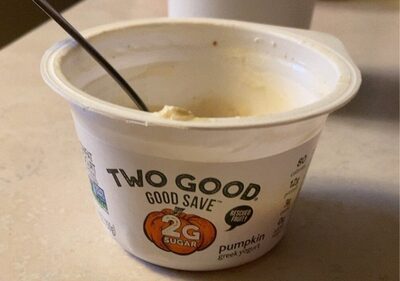 Two Good GREEK GS PUMPKIN 4X5.3OZ