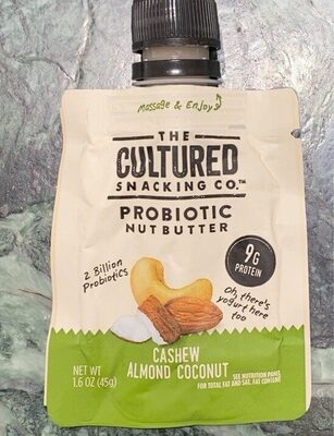 Cashew Almond Coconut Probiotic Nut Butter, Cashew Almond Coconut