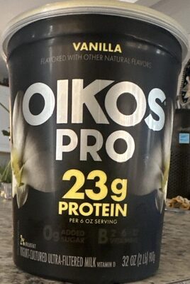 Yogurt-Cultured Ultra-Filtered Milk Vanilla, Vanilla