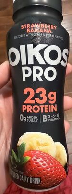 Dann Oikos Pro Drk Straw Ban 7Oz (8Ct)