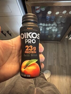Dann Oikos Pro Drk Peach 7Oz (8Ct)