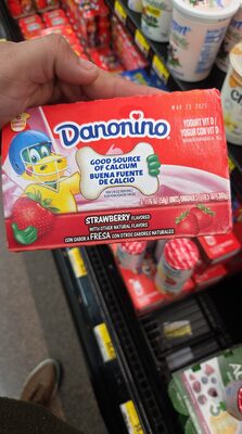 Danonino Dannon Yogurt Strawberry Dairy Snack 6-1.76 oz. Cups