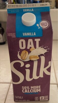 Vanilla Flavored Oatmilk, Vanilla