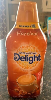 International Delight Hazelnut Coffee Creamer 0.5 gal. Bottle