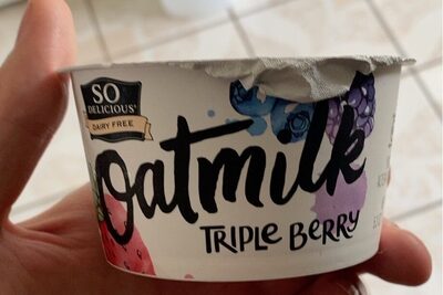 Triple Berry Oatmilk Yogurt Alternative, Triple Berry