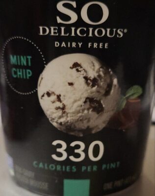 Mint Chip Non-Dairy Frozen Mousse, Mint