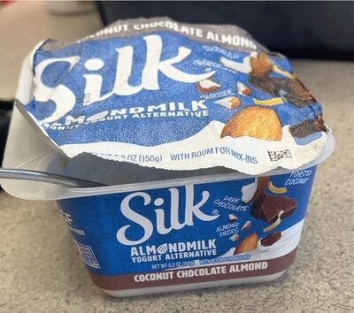 Almondmilk Coconut Chocolate Almond Yogurt Alternative, Toasted Coconut; Dark Chocolate; Almond