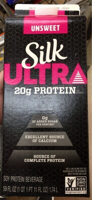 Unsweet Ultra  Soy Protein Beverage