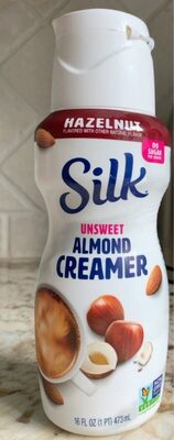 Hazelnut Unsweet Almond Creamer, Hazelnut