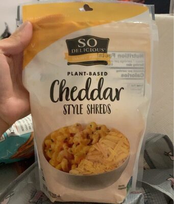 Plant-Based Cheddar Style Shreds Cheese