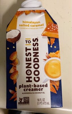 Himalayan Salted Caramel Flavored Plant-Based Creamer, Himalayan Salted Caramel