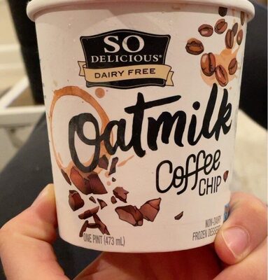 Oatmilk Coffee Chip Non-Dairy Frozen Dessert, Oatmilk; Coffee Chip