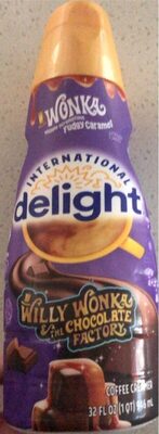 Wonka Whipple Scrumptious Fudgy Caramel Coffee Creamer, Fudgy Caramel