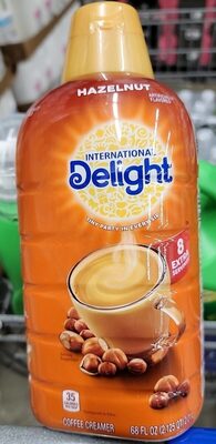 Hazelnut Flavored Coffee Creamer, Hazelnut