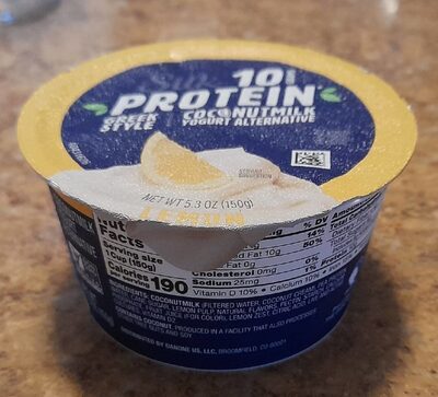 Greek Style Lemon Coconutmilk Yogurt Alternative, Lemon