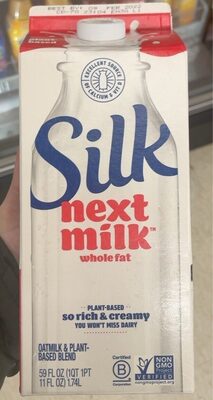 Whole Fat Oatmilk & Plant-Based Blend
