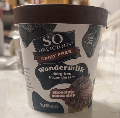 Dairy Free Chocolate Cocoa Chip Frozen Dessert, Chocolate; Cocoa Chip