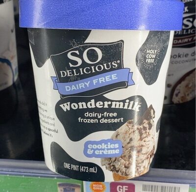 So Delicious Dairy-Free Wondermilk Cookies & Creme Frozen Dessert 1 pt