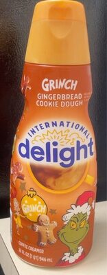 International Delight Grinch Gingerbread Cookie Dough Coffee Creamer 32 fl oz