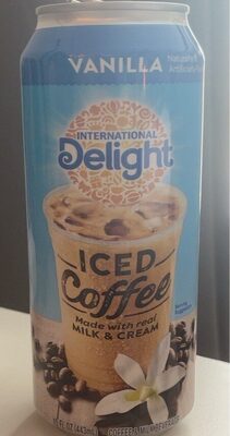 Vanilla Flavored Iced Coffee & Milk Beverage, Vanilla