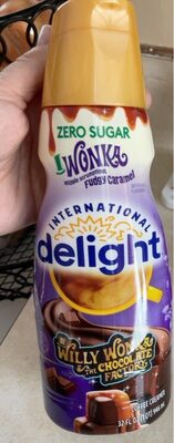 Wonka Whipple Scrumptious Fudgy Caramel Coffee Creamer, Fudgy Caramel