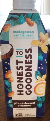 Madagascan Vanilla Bean Plant-Based Almond Milk & Coconut Oil Creamer, Madagascan Vanilla Bean