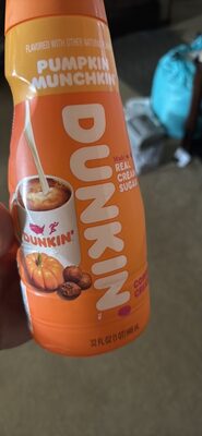Dunkin' Pumpkin Munchkin Coffee Creamer 32 fl oz