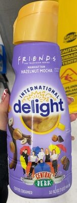 Friends Manhattan Hazelnut Mocha Coffee Creamer, Hazelnut; Mocha