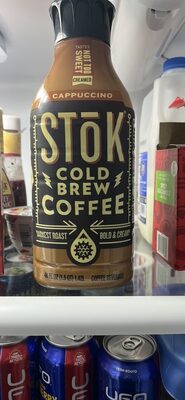 Darkest Roast Bold & Creamy Cold Brew Coffee Cappuccino, Bold & Creamy