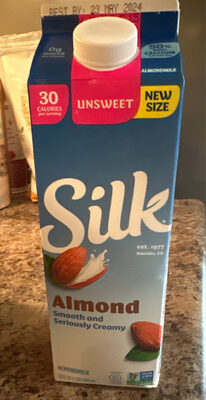 Unsweet Almondmilk, Unsweet