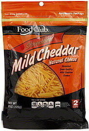 Mild Cheddar Shredded Cheese, Mild Cheddar