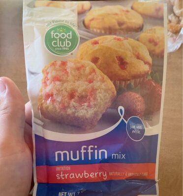 Imitation Strawberry Muffin Mix, Strawberry