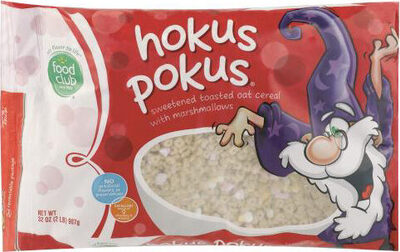 Hokus Pokus Sweetened Toasted Oat Cereal With Marshmallows, Hokus Pokus