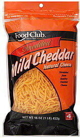 Mild Cheddar Shredded Cheese, Mild Cheddar