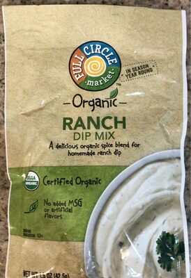 Ranch Dip Mix, Ranch