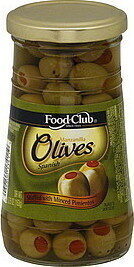 Spanish Manzanilla Olives Stuffed With Minced Pimientos, Minced Pimentos