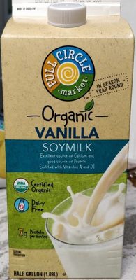 Vanilla Soymilk, Vanilla