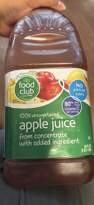 100% Apple Juice From Concentrate, Apple